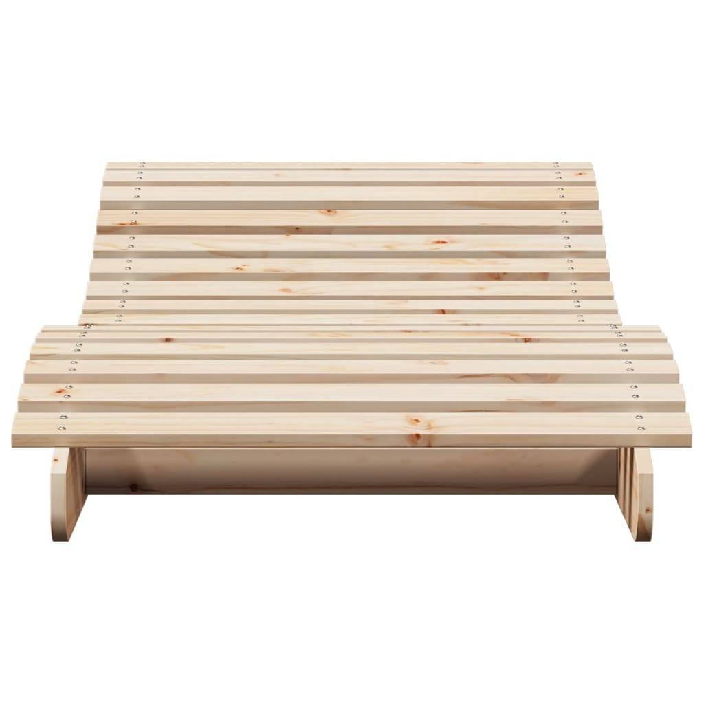vidaXL Sonnenliege 205x80x31,5 cm Massivholz Kiefer
