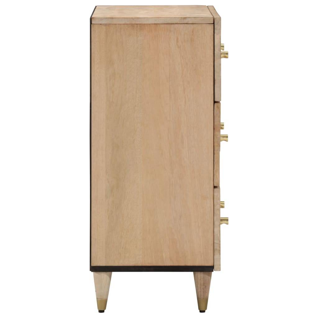 vidaXL Beistellschrank 60x33x75 cm Massivholz Mango