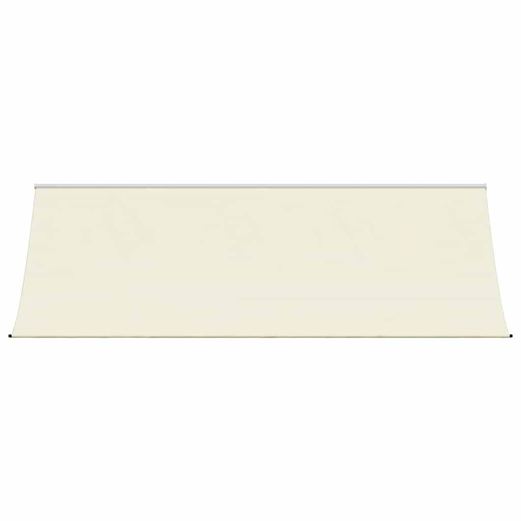vidaXL Markise Einziehbar Creme 400x150 cm Stoff und Stahl