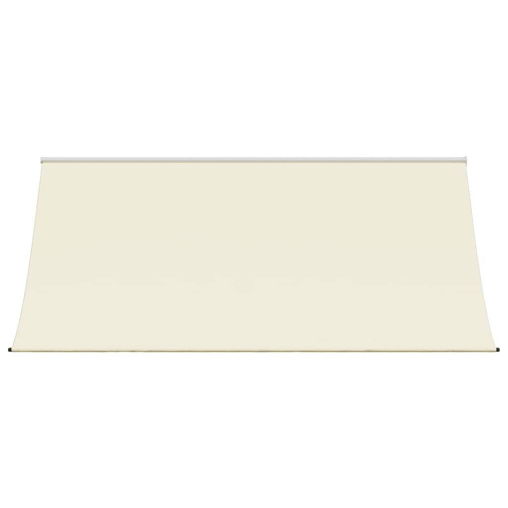 vidaXL Markise Einziehbar Creme 300x150 cm Stoff und Stahl