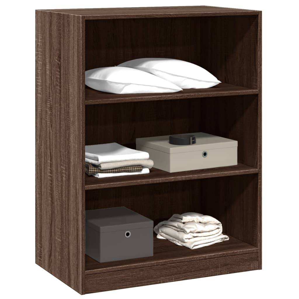 vidaXL Kleiderschrank Braun Eichen-Optik 77x48x102 cm Holzwerkstoff