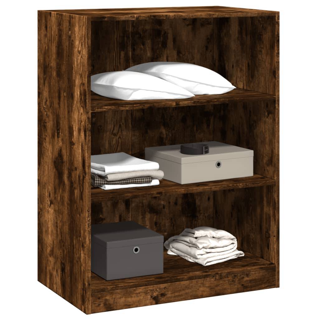 vidaXL Kleiderschrank Räuchereiche 77x48x102 cm Holzwerkstoff