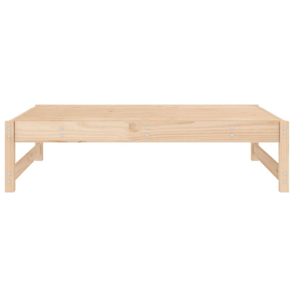 vidaXL Gartenhocker 120x80 cm Massivholz Kiefer