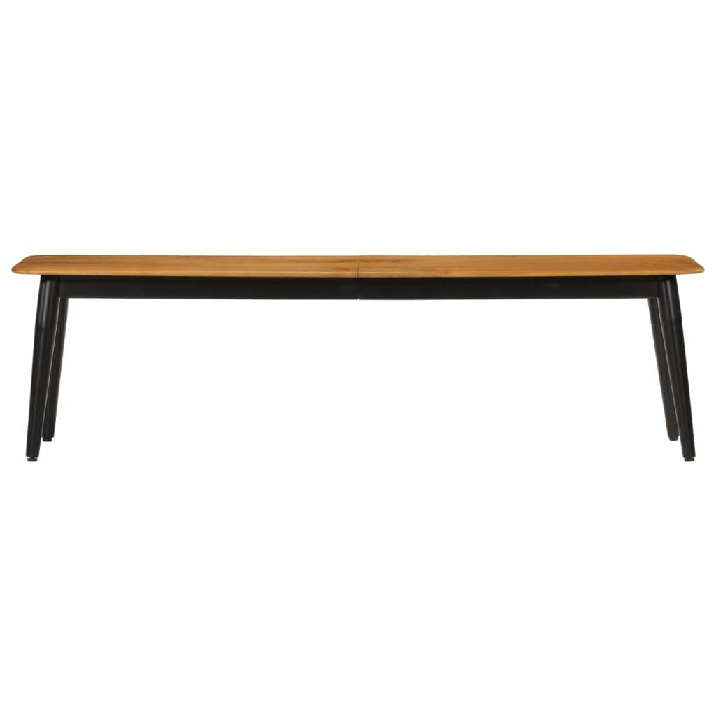 vidaXL Sitzbank 160x40x45 cm Massivholz Mango und Eisen