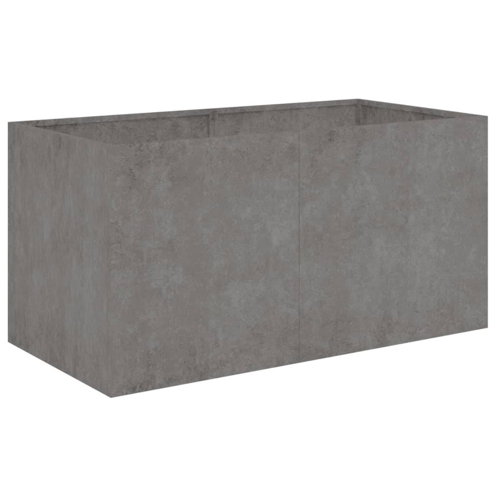 vidaXL Pflanzkübel 80x40x40 cm Cortenstahl