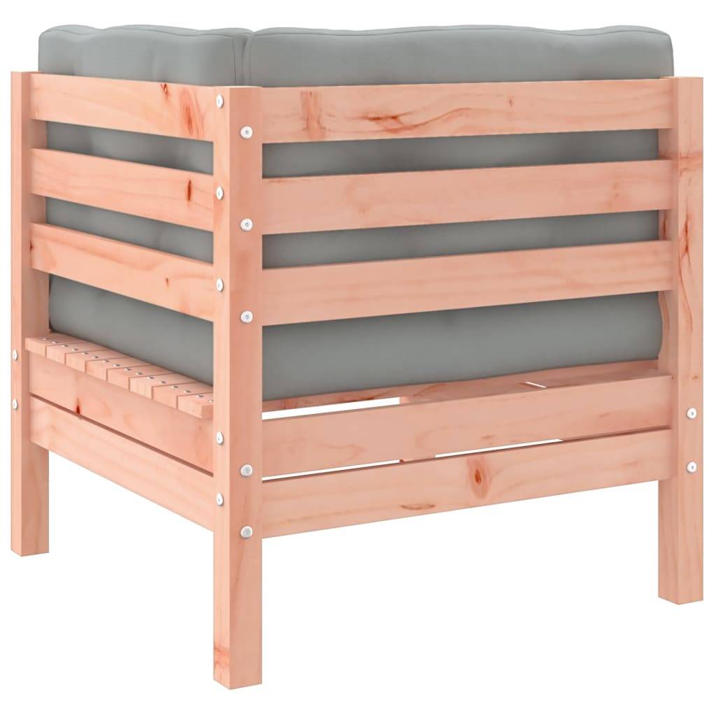 vidaXL Garten-Ecksofa mit Kissen Massivholz Douglasie