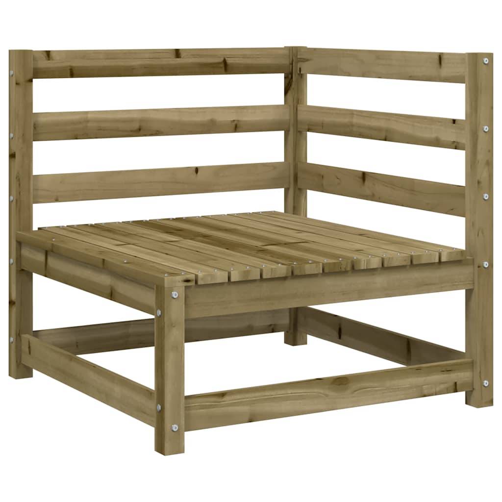 vidaXL Garten-Ecksofa 70x70x67 cm Kiefernholz Imprägniert
