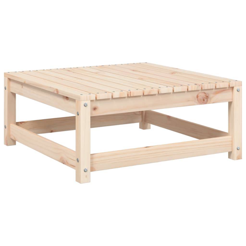 vidaXL Gartenhocker mit Kissen Massivholz Kiefer