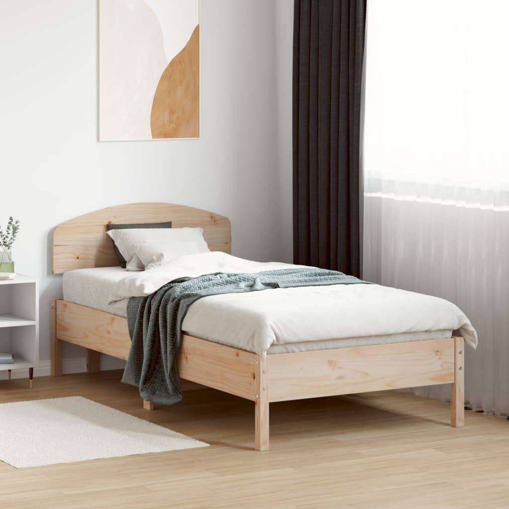 vidaXL Kopfteil 90 cm Massivholz Kiefer