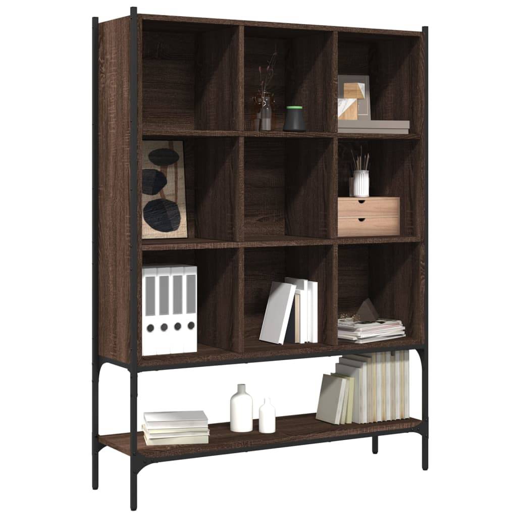 vidaXL Bücherregal Braun Eichen-Optik 102x30x141,5 cm Holzwerkstoff