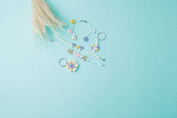 Mindful Mandala - Schmuckset Calm down. Mit Anleitung und Material für 5 Schmuckstücke