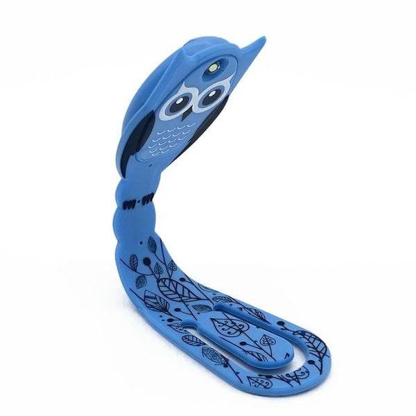 Flexilight Animal Leselicht (Eule) | 2 in 1 Leselampe & Lesezeichen | LED Leselicht | Geschenk für Leser, Buchliebhaber | Deutsche Ausgabe