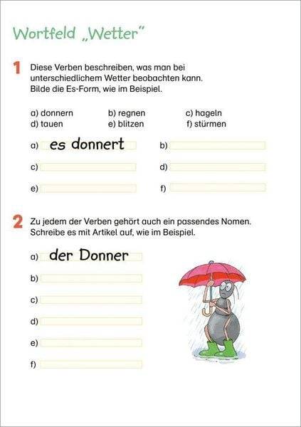 Fit für Deutsch 3. Klasse. Mein 5-Minuten-Block