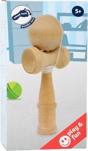 Small foot 3454 - Kugelfangspiel Kendama Natur, Holz, 17x6,5cm