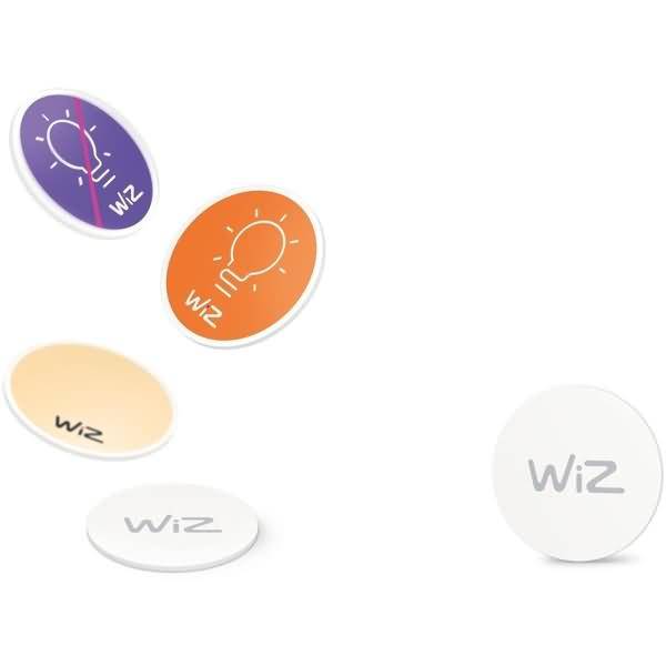 PHILIPS - WiZ NFC-Tag 4 Stück, Kabellos, NFC, Weiß, IP20, 4 Stück(e), 7,6 mm