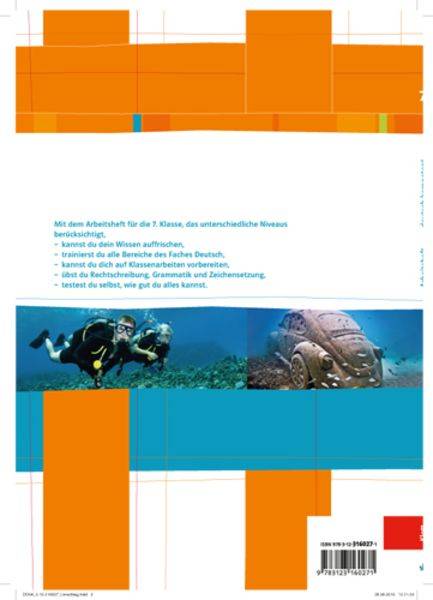 Deutsch.kompetent. Arbeitsheft mit Lösungen 7. Klasse. Ausgabe für Sachsen, Sachsen-Anhalt und Thüringen