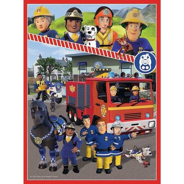 2 in 1 Puzzles + Memos Feuerwehrmann Sam