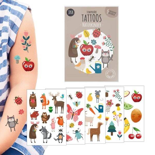Temporäre Tattoos Naturkinder