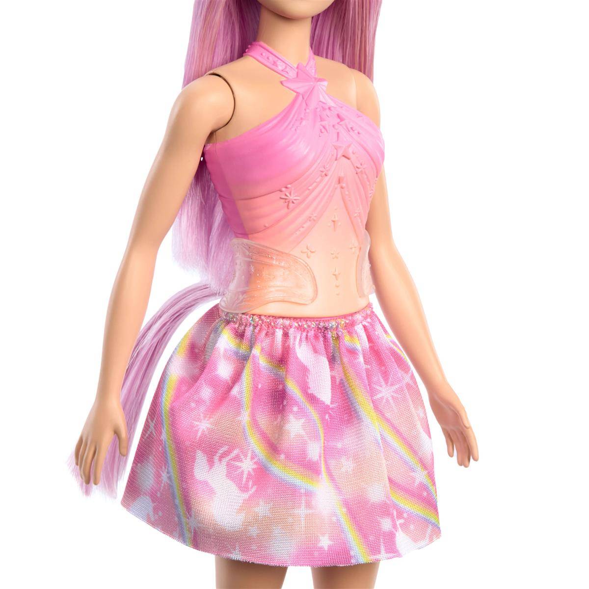 Mattel HRR13 - Barbie Einhorn Puppe mit pinken Haaren