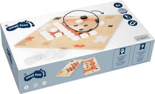 Small foot 12220 - Mühle und Solitär Gold Edition, 2in1, Holz