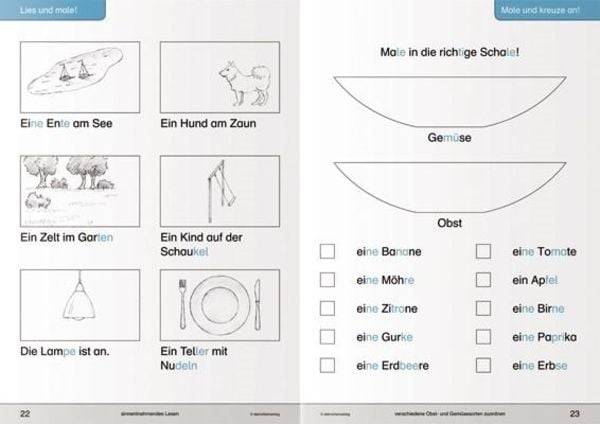 Ich kann in Silben lesen 1 und 2 - Schülerarbeitshefte für die 1. und 2. Klasse