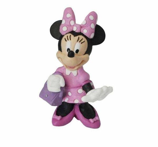 Bullyland 15328 - Walt Disney Minnie mit Tasche, Spielfigur, 7 cm