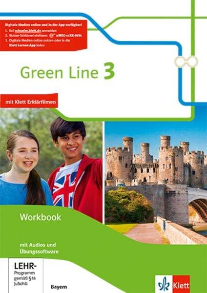 Green Line 3. Workbook mit Audio-CD und Übungssoftware 7. Klasse. Ausgabe Bayern
