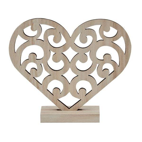 Symbol klein - holz - Herz