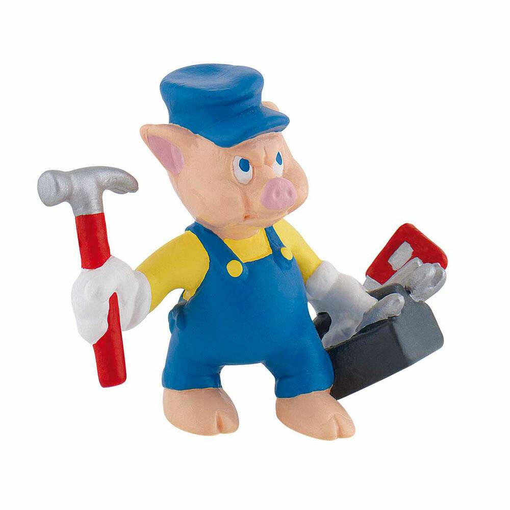 Figura Cerdito herramientas Los 3 cerditos Disney