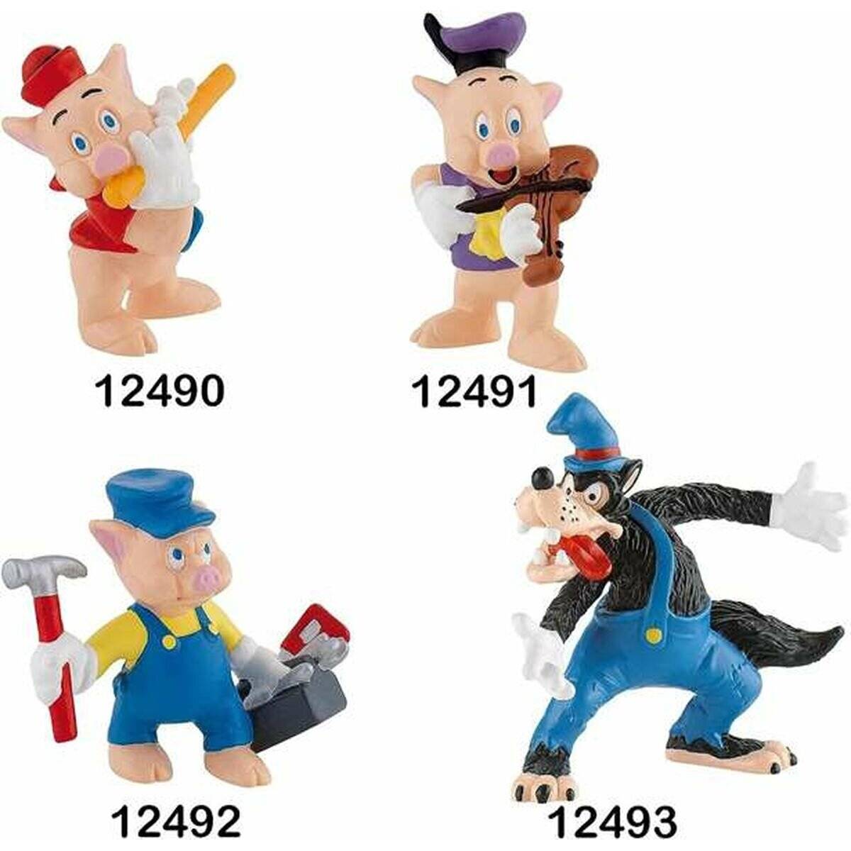 Figura Cerdito herramientas Los 3 cerditos Disney