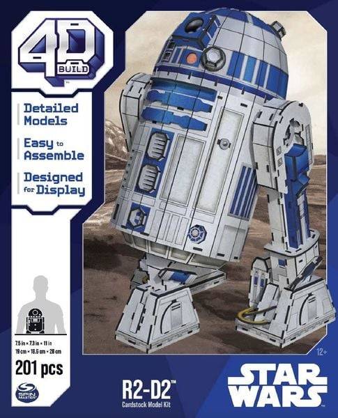 Spin Master - Star Wars - 4D Build - R2-D2, 201 Teile