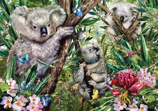Schmidt Spiele - Süße Koala-Familie, 500 Teile