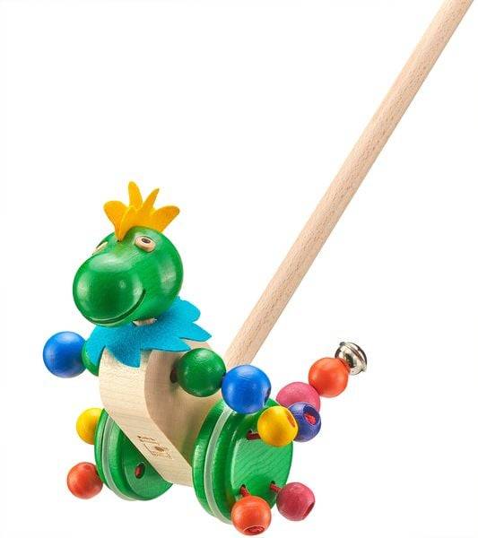 Selecta 62027 - Tattolo Drache, Schiebefigur Holz, 21 cm