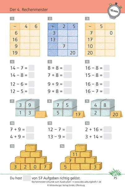 Das Übungsheft Mathematik 1