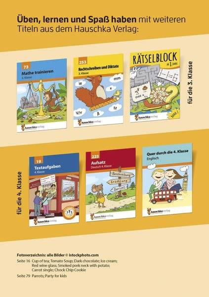 Deutsch 3. Klasse Übungsheft - Grammatik