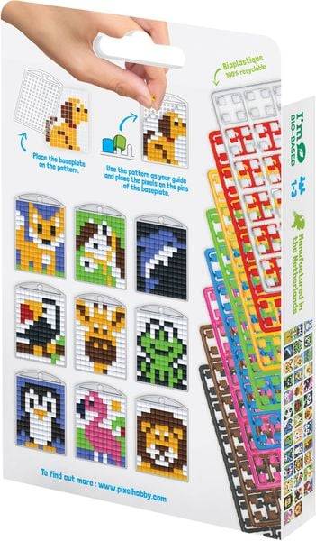 Pixel Medaillon Set Tiere