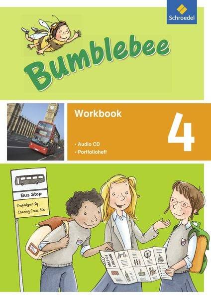 Bumblebee 4. Workbook 4 plus Portfolioheft und Pupil's Audio-CD
