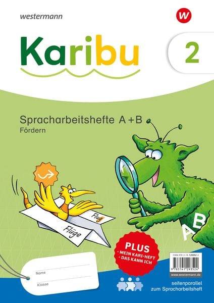 Karibu 2. Paket Spracharbeitshefte A+B Fördern - zielgleich, seitenparallel zum Spracharbeitsheft, auch zum Sprachbuch einsetzbar