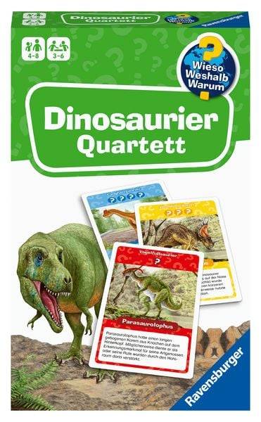 Ravensburger - Wieso? Weshalb? Warum? Dinosaurier Quartett