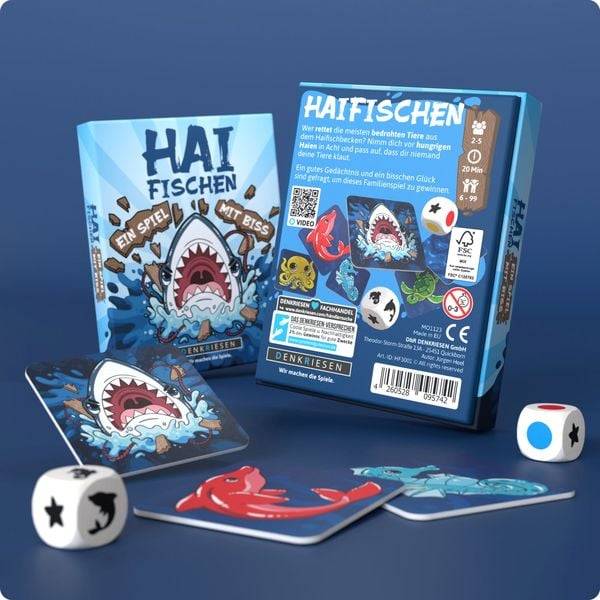 Denkriesen - Haifischen - "Ein Spiel mit Biss." (Kinderspiel)
