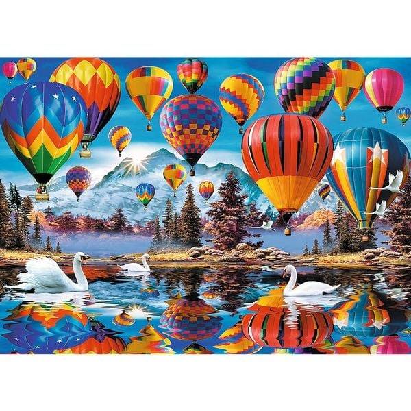 Trefl - Holzpuzzle 1000 - Bunte Luftballons