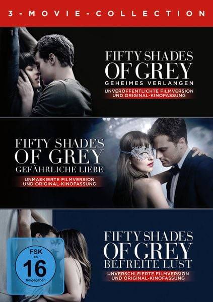 Fifty Shades of Grey - 3-Movie Collection [3 DVDs]