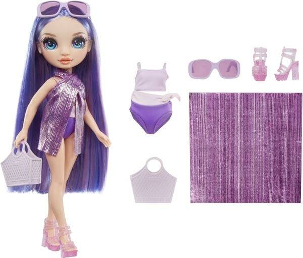 Rainbow High Swim & Style Fashion Doll- Violet (Purple)