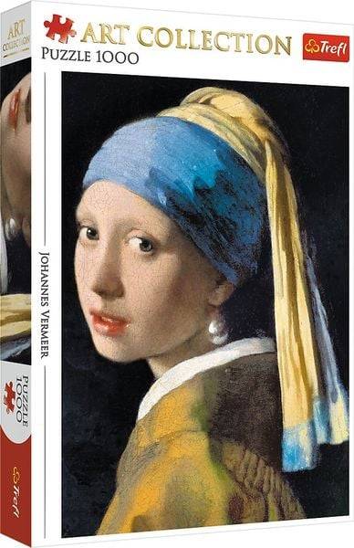 Trefl 10522 - Vermeer, Das Mädchen mit dem Perlenohrring, Puzzle, 1000 Teile
