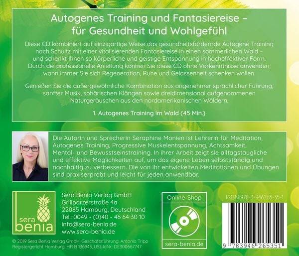 Autogenes Training im Wald {Autogenes Training mit 12 Formeln, eingebettet in eine Fantasiereise} Autogenes Training CD
