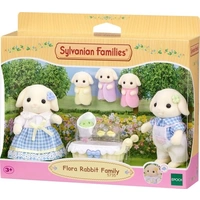 Sylvanian Families 5735 - Flora Rabbit Family, Kaninchen-Familie, Spielset Sylvanian Families 5735 - Flora Rabbit Family, Kaninchen-Familie, Spielset