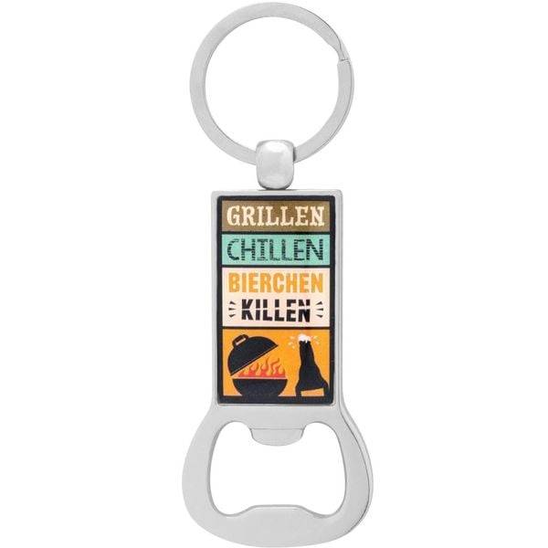 GRUSS & CO Flaschenöffner Motiv "Grillen, Chillen, Bierchen killen"