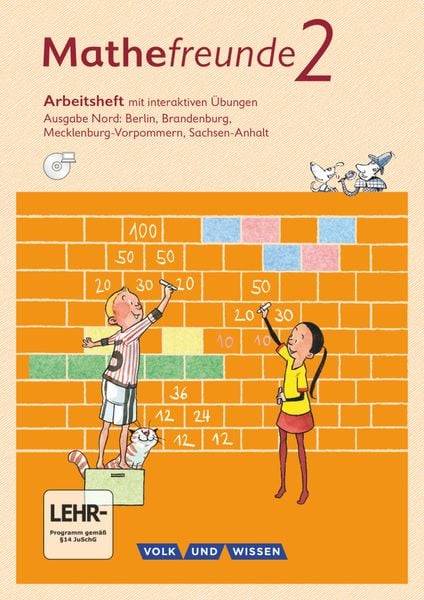 Mathefreunde 2. Schuljahr - Nord - Arbeitsheft mit interaktiven Übungen auf scook.de