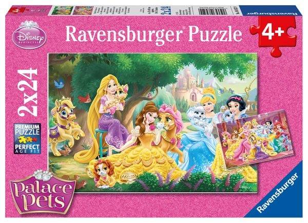 Puzzle Ravensburger Beste Freunde der Prinzessinnen 2 X 24 Teile