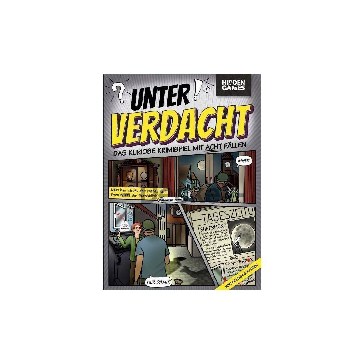 HID00015 - Unter Verdacht - Das kuriose Krimispiel mit acht Fällen (DE)